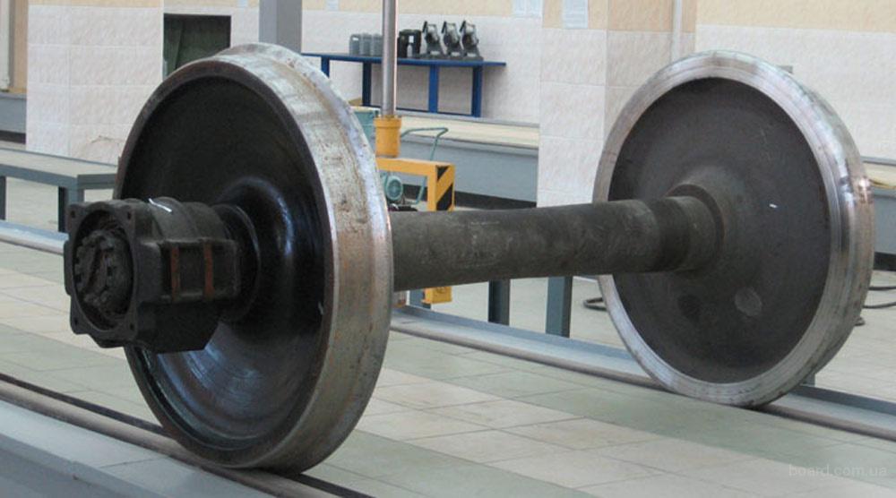 Оси тележки типа РУ1